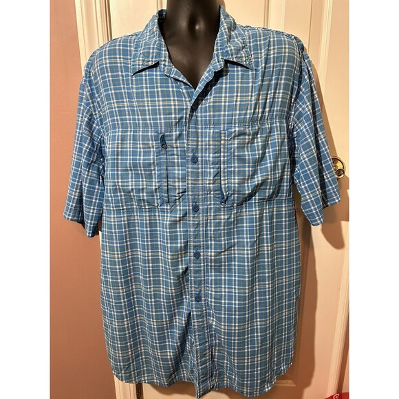 Duluth trading Other - Duluth Trading Company Fishing Shirt Mens Large Lightweight Zip Pockets …